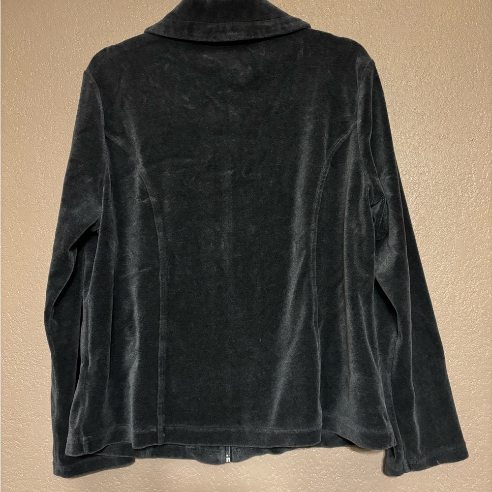 Zenergy Citystorm Velour Zip Front Jacket EUC - 2 - Picture 6 of 9